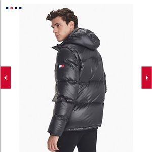 tommy hilfiger essential hooded coat